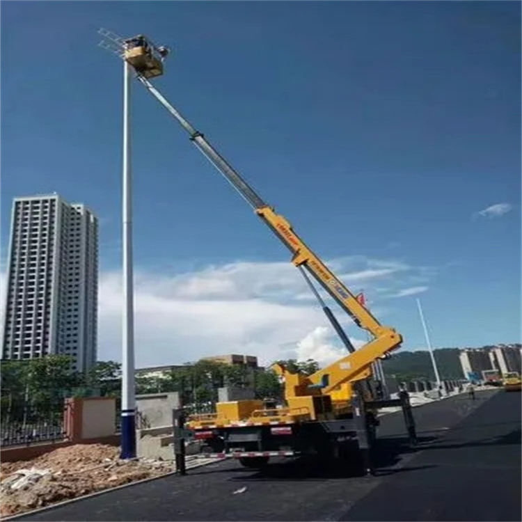 香洲维修路灯的曲臂升降车出租