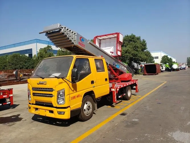 香洲附近云梯车出租 砂石搬运